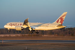 Qatar Airways 10y anniversary at Arlanda